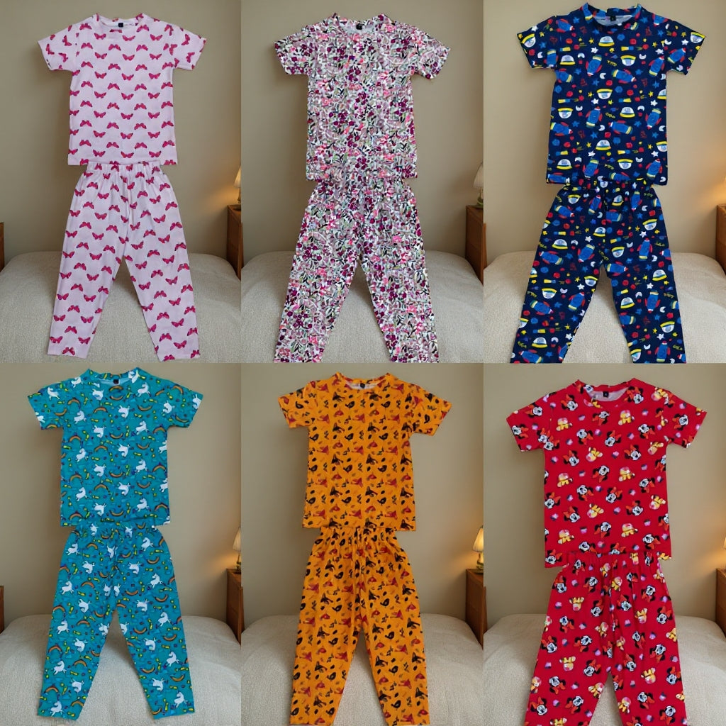 4 T Shirts + 4 Pants Kids Combo Rs. 599 Only