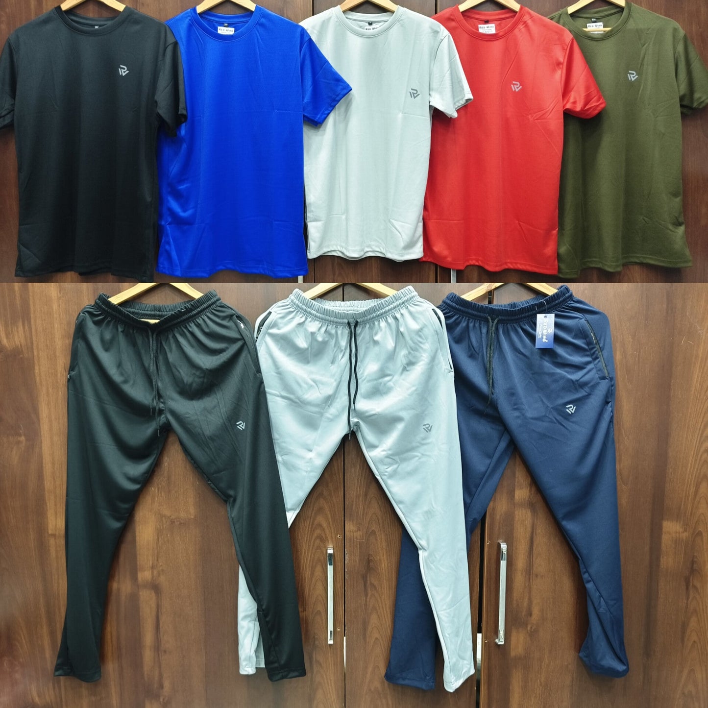 Combo of 5 Lycra T Shirts and 3 Lycra Tracks Rs. 999 Only