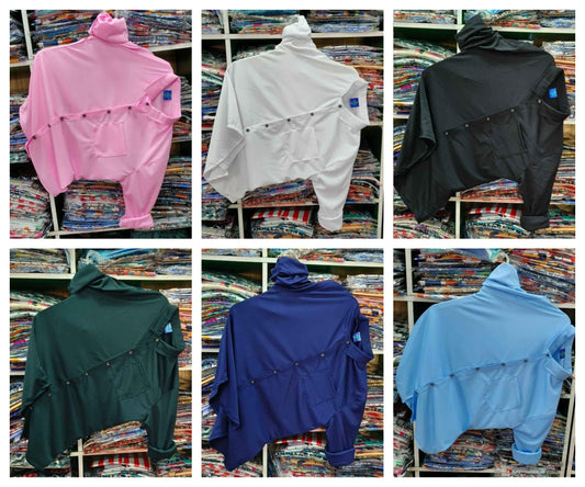 Combo of 4 Plain Lycra Shirts