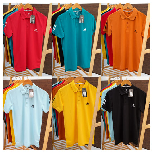 Combo of 5 Lycra Polo T Shirts Rs.750