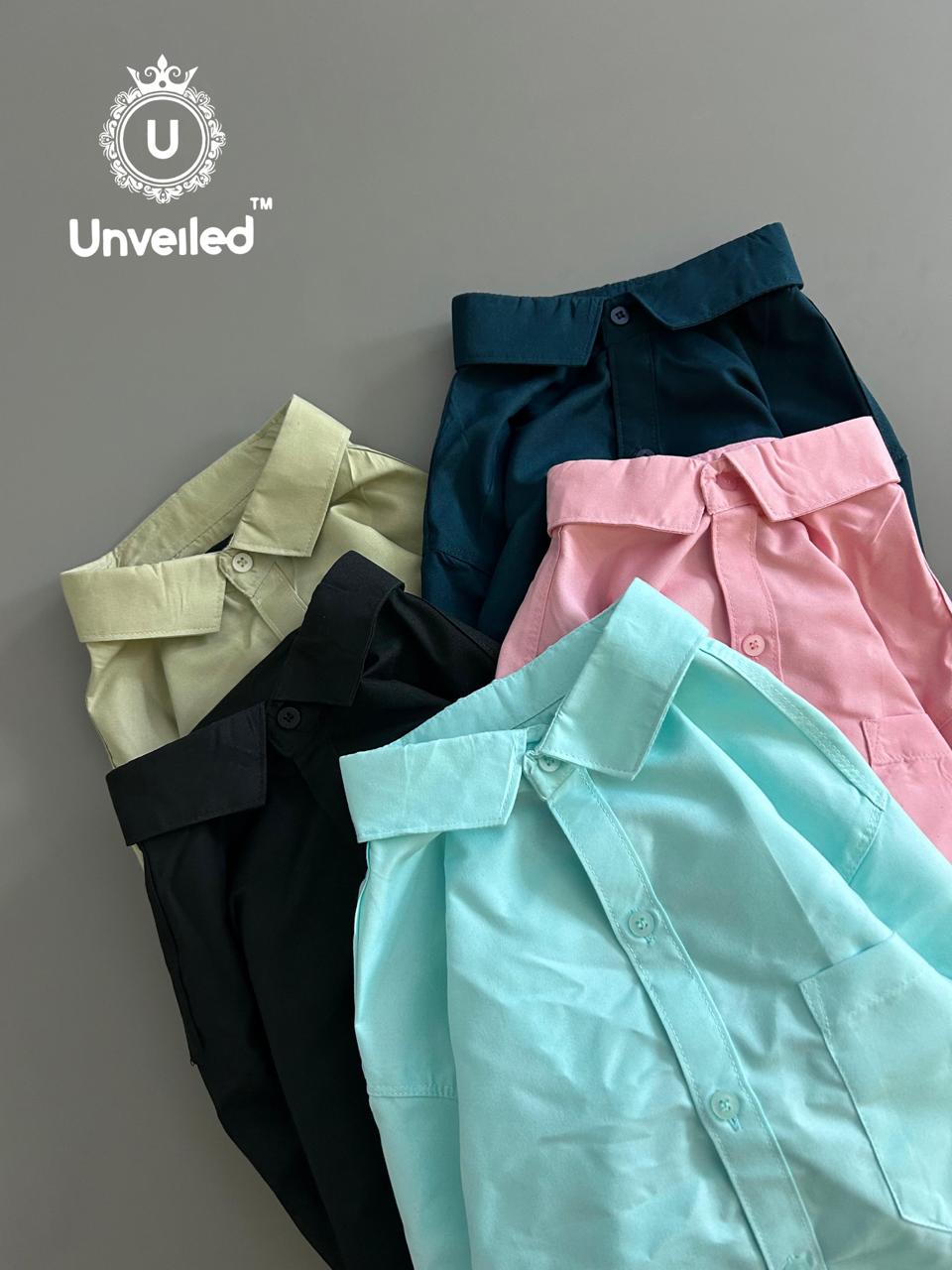 Combo of 4 Cotton Plain Shirts Rs. 999 Only