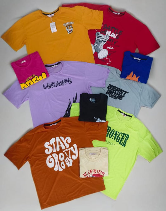 Combo of 10 DropShoulder T Shirts Rs. 999 Only