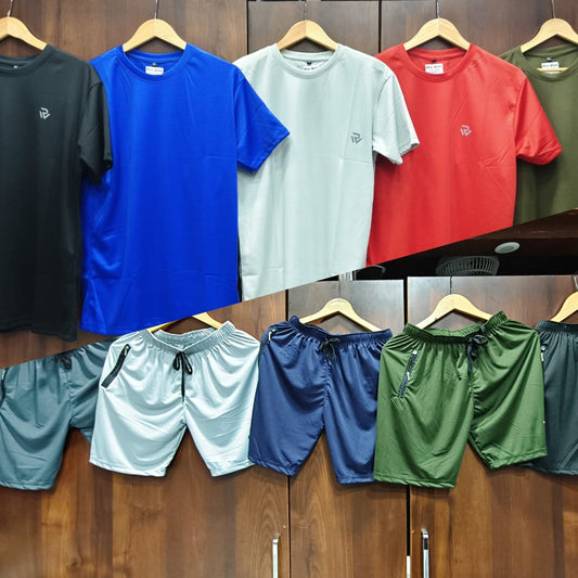 Combo of 5 Lycra T Shirts and 5 Lycra Shorts Rs. 999 Only