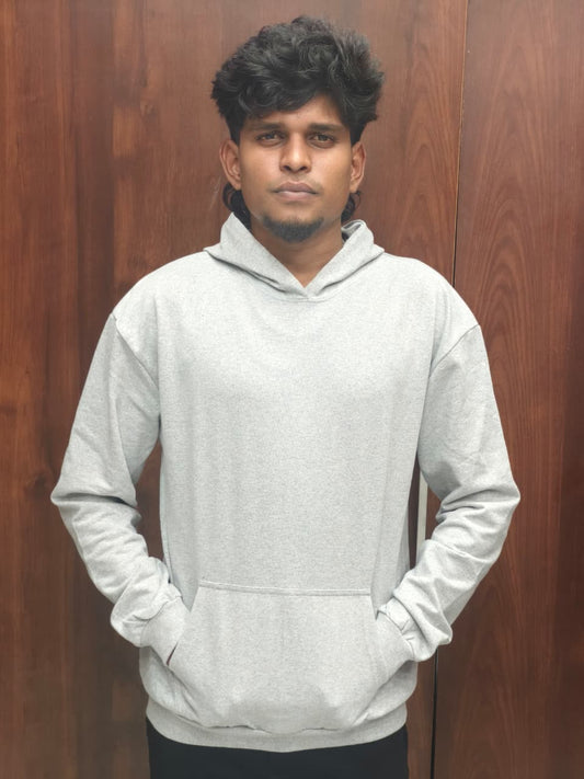 Mens Hoodie Rs. 350 Only - Light Grey