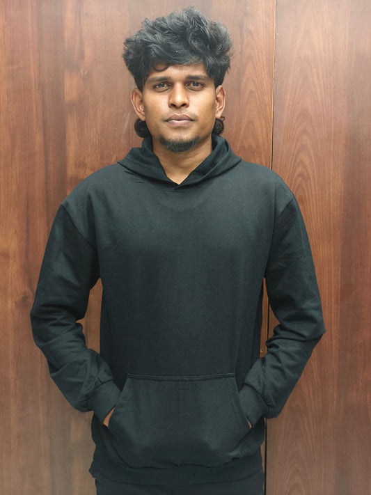 Mens Hoodie Rs. 350 Only - Black
