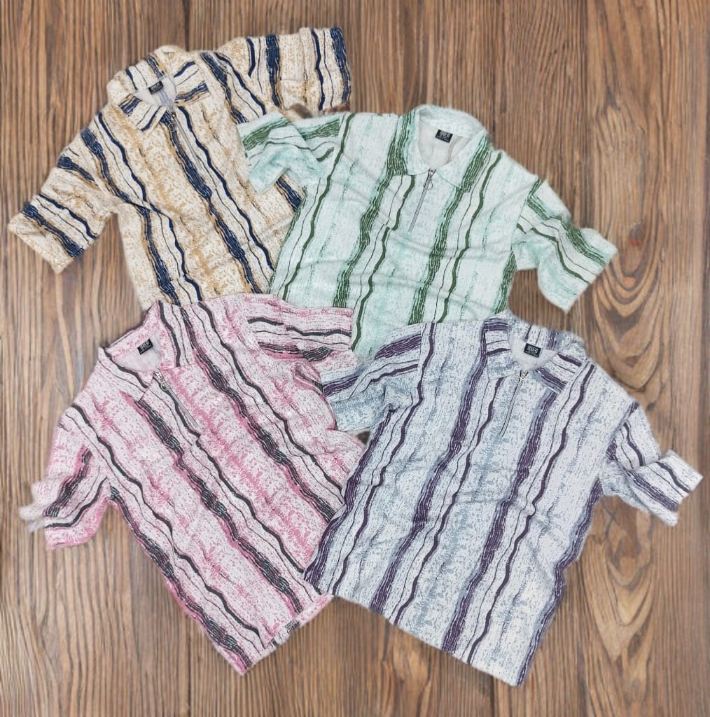 Combo of 4 Designer Zipper Polo T Shirts Rs. 999 Only