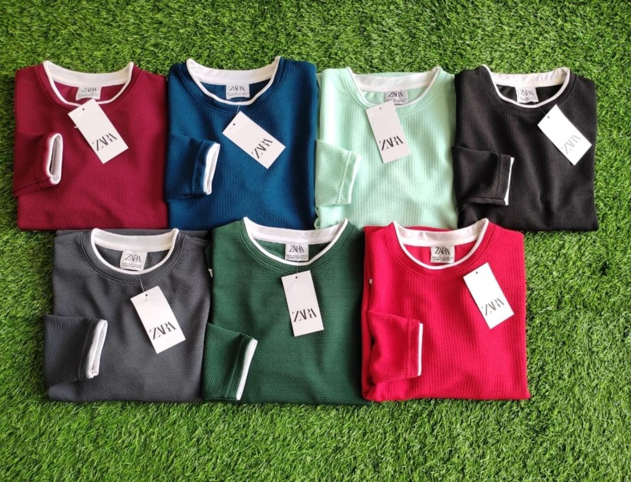 Combo of 3 Zara Popcorn F/S T Shirts Rs.599